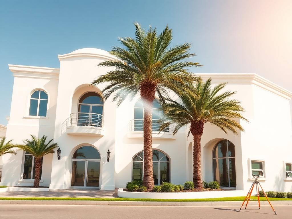 Exterior villa painting in Dubai